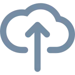 Cloud Upload SVG Icon
